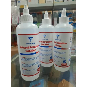 Wound Irrigation Solution 350mL CosmoMed - Cairan Anti Bakteri Pembersih Luka