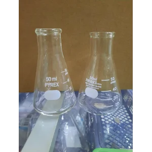 Erlenmeyer 50 ml Glass Pyrex