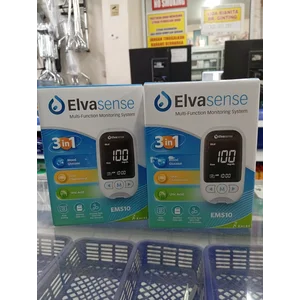 Elvasense 3in1 Ems10 - Alat Tes Darah Kolesterol Asam Urat