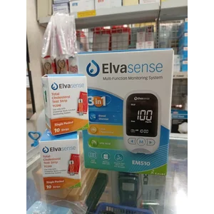 Strip Elvasense Cholesterol Refill Isi 10