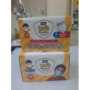 Masker Duckbill Kids Sensi 3Ply - Box of 40 Pcs