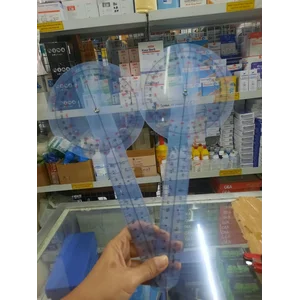 Goniometer 1 Lingkaran - Alat Penggaris Sudut Penuh