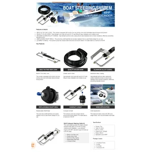Boat Steering System 90HP Sistem Kemudi Kapal