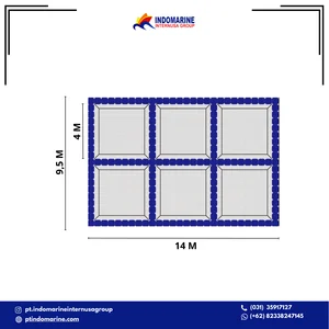 Keramba Jaring Apung 4x4M 6 Lubang