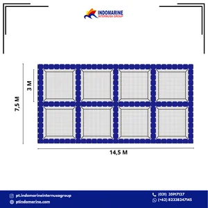 Keramba Jaring Apung 3x3M 8 Lubang