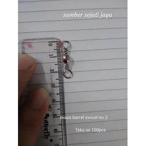 Brass barrel swivel ( snap ) 