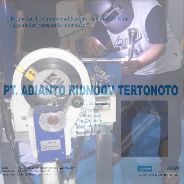  Laser Setting Pipa Gas Oil Trunk Pipe Line Stanliess Steel Pasang Las Orbital Indonesia By PT ADIANTO RIDNOOV TERTONOTO