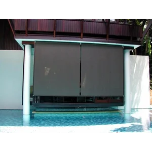 Krey Outdoor Tirai anti hujan tirai gulung outdoor