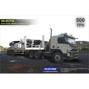 Semi-Trailer Crusher Plant / Penghancur Batubara Bergerak Kapasitas 500Tph