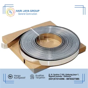 Stripping Band SUS 204 Tebal 0.5mm x 3/4inch x 100m
