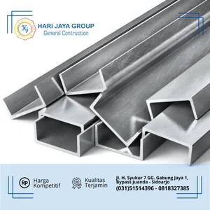 UNP Channel Steel Thickness 3.1 mm x 50 mm x 100 mm x 7 m