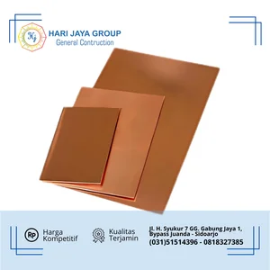 Plat Tembaga Tebal 0.4mm x 1.2m x 2.4m