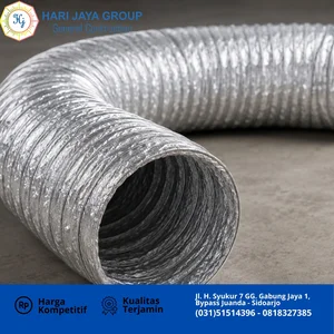 Flexible duct dencity 24 diameter 10inch tebal 50mm x 10 mtr