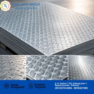 Plat Bordes Galvanis tbl 5mm x 1.2 mtr x 2.4 mtr