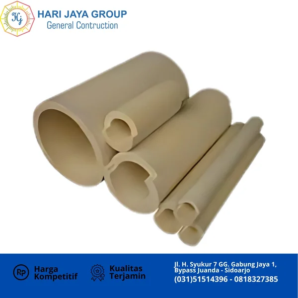 Polyurethane Pipa 4inch tebal 25 mm x 1 mtr