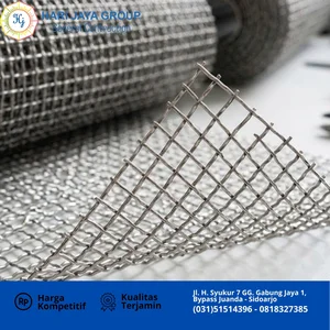 Wiremesh ss 304 tebal 0.8mm lubang 6x6 x 1mtr x 1 mtr