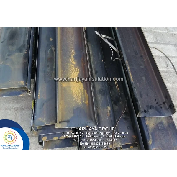 Kanal Besi UNP 65 x 2.8mm x 38 x 6m