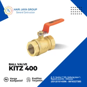 Ball Valve Kuningan Merek BR Kitz 400 1/2 Inch