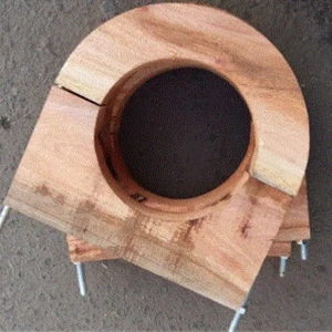 Wooden Block ( Kayu Mahoni + Ublot ) Diameter 2 Inch Tebal 50mm