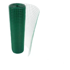 Green PVC Coated Ram Wire 1/2 Inch x 1/2 Inch x 0.6mm x 90cm x 10m