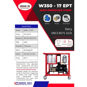POMPA HAWK 350 BAR - HIGH  PRESSURE WASHER  35 MPA
