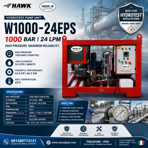 1500 PSI 1000 BAR POMPA TEKANAN TINGGI POMPA WATER JET 1000 BAR