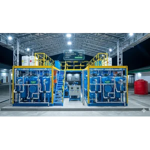 water treatment plant wtp kontainer Portable Mobile 5 Liter Per Second Water treatment lainnya