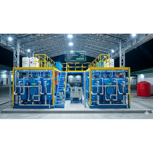 water treatment plant wtp kontainer Portable Mobile 5 Liter Per Second Water treatment lainnya
