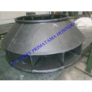 Rubber lining impeller