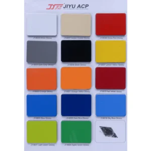 Aluminium Composite Panel Acp Jiyu 1220 X 4880 Mm Merah
