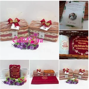 Hampers 40 hari Kotak Rotan- Souvenir tahlil