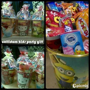 Souvenir Tong Sampah Snack lengkap