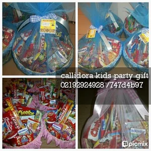 Souvenir Tong Sampah Snack lengkap