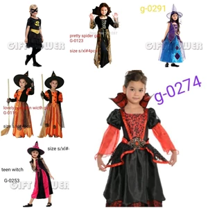 kostum halloween anak / witch atau penyihir anak