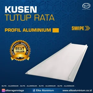 Tutup Rata 3" - PC White / Putih Coating
