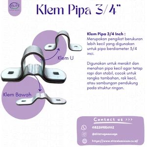 KLEM PIPA 3/4" - SILVER/CA