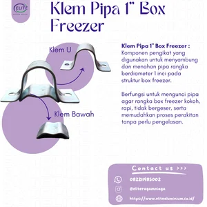 KLEM PIPA 1" BOX FREEZER