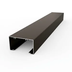Kusen Aluminium Combination Jamb 4 Inch (Kusen Gendong) (101.6 x 114.3 mm) Aluminium Alloy - (CA (Clear Anodized) / Powder Coating White / Wood Grain (Urat Kayu))
