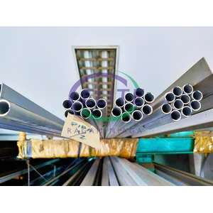 Pipa Aluminium 12.7mm - Panjang 6 Meter