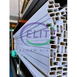 Tiang Hollow 10 x 20mm - PC White / Putih Coating