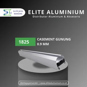Aluminium Profile Daun Jendela Casement Gunungan - Brown Anodise / Coklat