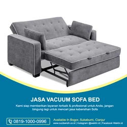 Jasa Hydrovacuum / Sofa Bed | WEKLIN.ID By Berdikari Tunggal Perkasa (CuciBersih)