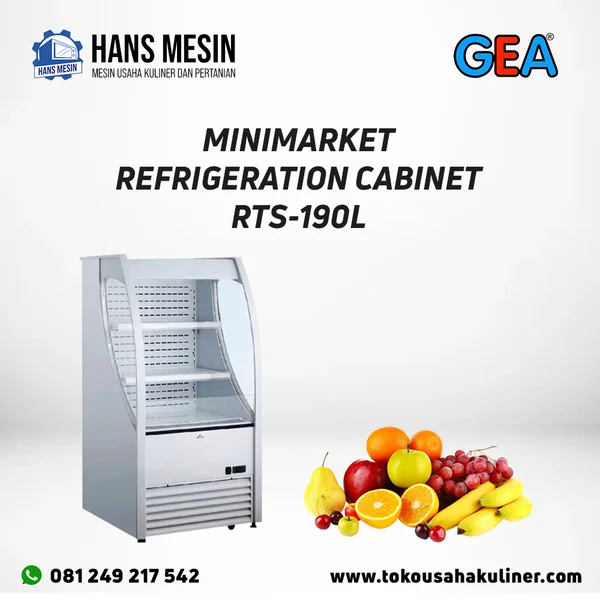 MINIMARKET REFRIGERATION CABINET RTS-190L GEA