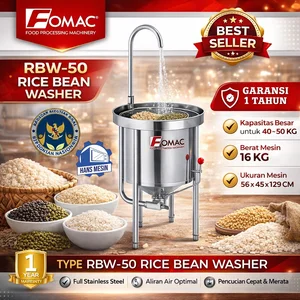 MESIN PENCUCI BERAS 50 LITER (ZEPPELIN) ZP-RW-50 / Beras Putih