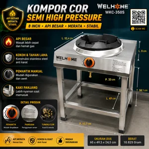 KOMPOR COR SEMI HIGH PRESSURE PGS/Kompor Gas Komersial