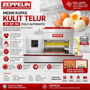 ZEPPELIN ZP-EP-50 MESIN KUPAS KULIT TELUR FULL OTOMATIS