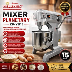 Mixer Planetari Zeppelin ZP-YB15 15 Liter Stainless Steel