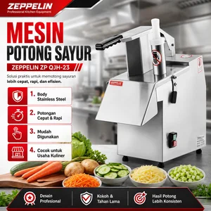 MESIN POTONG SAYUR (ZEPPELIN) ZP QJH-23/Alat Pemotong Sayuran