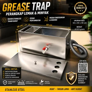 GREASE TRAP CUSTOM PGS/PENYARING MINYAK DAN LEMAK/Mesin Penyaring Minyak