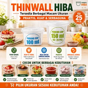 THINWALL PUDDING CUP/ PUDDING CUP UK 100/150 ML